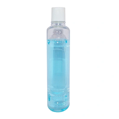 empty 400ml transparent plastic pet personal oral care packaging mouthwash bottle