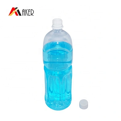 Factory supply 1500ml clear plastic BPA free PET water bottle with tamper proof cap