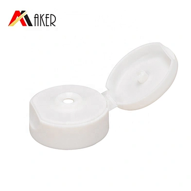 Empty round white 100ml cosmetic LDPE plastic face wash cream packaging tube with flip top lid