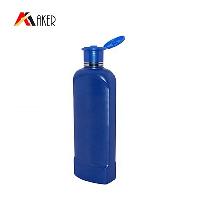 Factory supply 250ml HDPE plastic cosmetic shampoo bottle packaging with plastic flip top cap