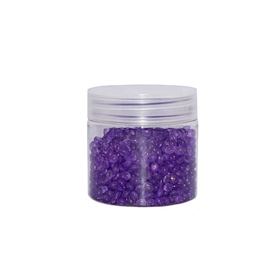 Empty transparent 50ml wide mouth plastic PET cream jar cosmetic container with screw top lid