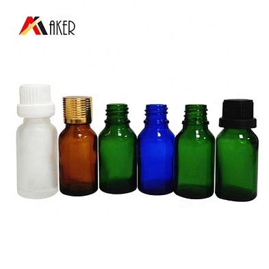 10ml 15ml 20ml 30ml 50ml 100ml glass essential oil bottle with childproof cap