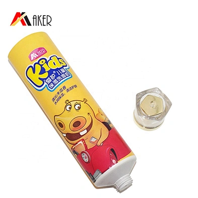 Wholesale 120ml LDPE plastic printed cosmetic tube for face wash with acrylic cover