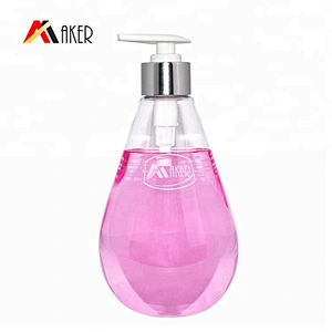 China supplier custom shape clear 500ml empty pet plastic shampoo bottle with lotion pump