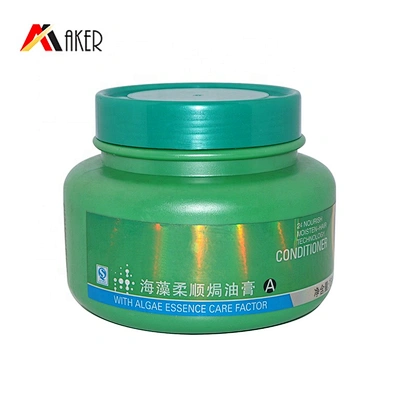 Wholesale price green round hair care shampoo jar 1000ml wide mouth PE plastic cream jar with lids
