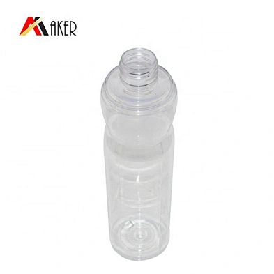 Wholesale price 250ml empty round clear plastic PET bottle