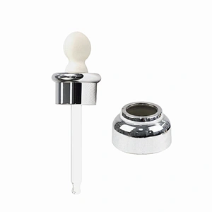 designer glass cosmetic drop  essential oil packaging personal care clear child proof dropper bottle message oil bottle