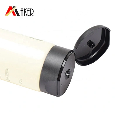 China factory supply custom design empty 170g cosmetic cream tube with flip cap