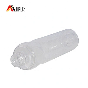 Wholesale price 250ml empty round clear plastic PET bottle