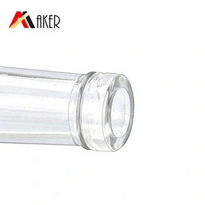 New empty square clear 750ml whisky glass wine bottles vodka bottle  with gold aluminum covered polymer rubber stopper