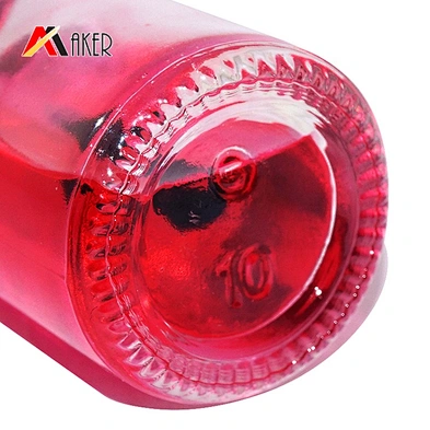 wholesale makeup empty round 15ml cosmetic glass nail polish bottle with brush