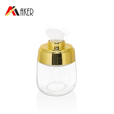 Wholesale luxury empty 40ml glass serum bottle glass lotion pump bottle