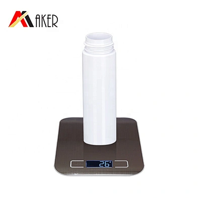 30ml 200ml round shape Cosmetic facial face wash plastic empty white airless foam pump bottle with brush