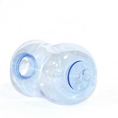 Newest design 200ml 300ml semi transparent light blue empty PET plastic toner bottle for skin care