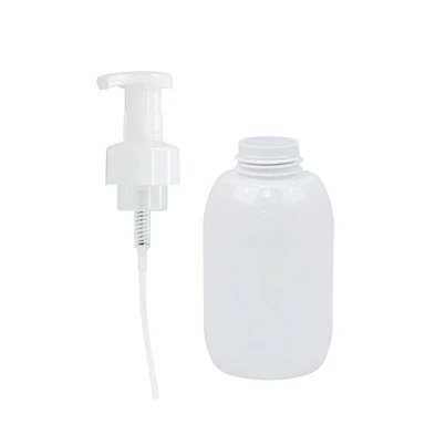 factory in stock 500ml plastic pet foam pump cream bottle for face clean body cream shampoo