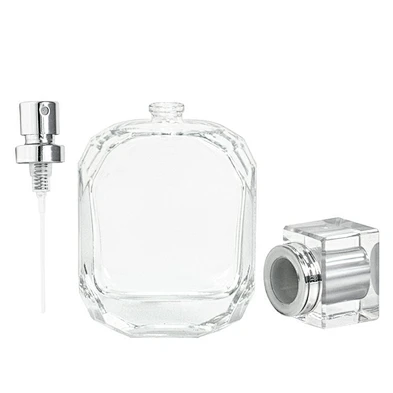 glass personalised care packaging bottles mist spray licite perfume bottle with applicator