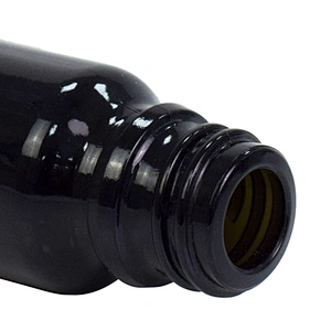 amber clear black bottle essential oil dropper glass bottle personal care packaging skincare 10ml serum black bottle