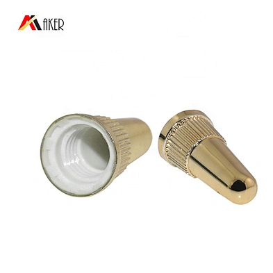 Hot sale LDPE plastic cosmetic eye cream packaging tube with luxury gold aluminum accessory