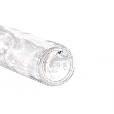 2020 New arrival Empty cylinder 233ml 341ml PET plastic cosmetic makeup remover bottle with flip top pump