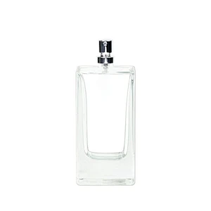empty glass perfume bottle bouteille parfum 100ml 3oz personalised French perfume packaging mist spray bottle