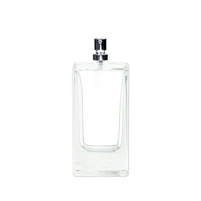 empty glass perfume bottle bouteille parfum 100ml 3oz personalised French perfume packaging mist spray bottle