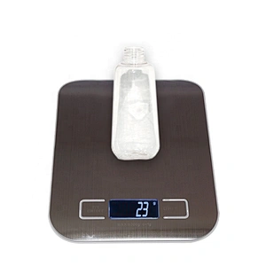 Newest factory supply unique design clear 150ml empty PET cream pump bottle