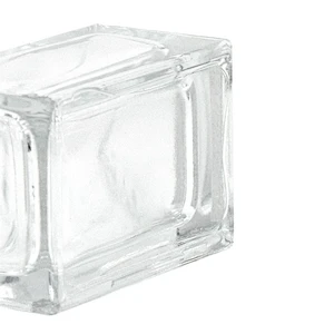 Manufacturer of customized luxury square perfume bottle with color aluminium mist sprayer for perfume