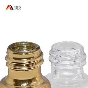 New design factory price 6ml cosmetic glass tube perfume bottle with screw cap