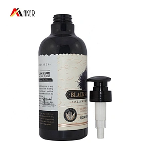 Latest design wholesale 750ml PET plastic shampoo bottle packaging