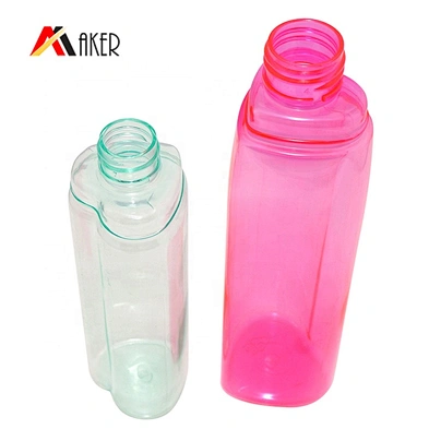 Factory price 100ml 200ml semi-transparent PET plastic body lotion bottle with pump