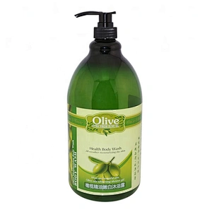 China factory supply Green round shape empty 2L PET shower gel bottle packaging