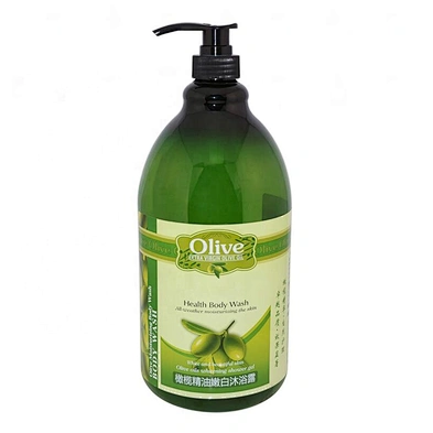 China factory supply Green round shape empty 2L PET shower gel bottle packaging