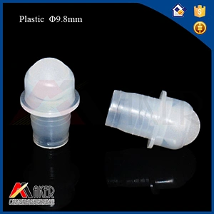 Hot selling high quality 9.8 mm plastic roll on ball with plastic based