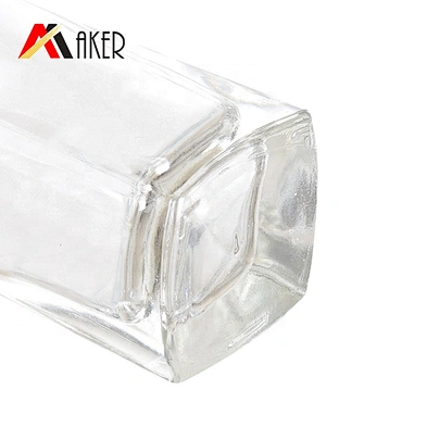 China manufacturers 25ml empty square glass cosmetic face lotion  container cream foundation bottle