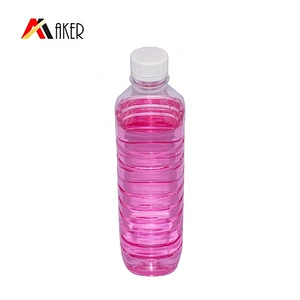 Factory price 600ml square BPA free PET beverage plastic mineral water bottle