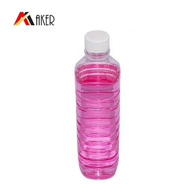 Factory price 600ml square BPA free PET beverage plastic mineral water bottle