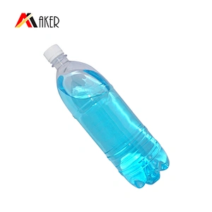 Empty custom shape bpa free 1200ml clear plastic drinking mineral water bottles with lid