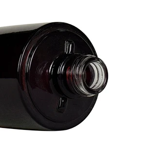 wholesale black gradient red 100ml cosmetic packaging personal skin care face hand cream lotion pump glass bottle