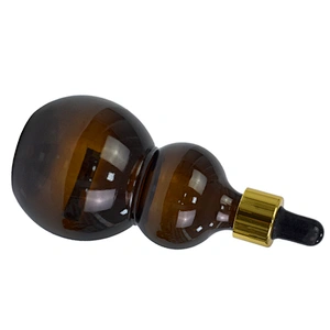 wholesale 10ml 20ml 50ml personal care essential oil packaging bottle custom amber dropper 100ml amber glass bottle