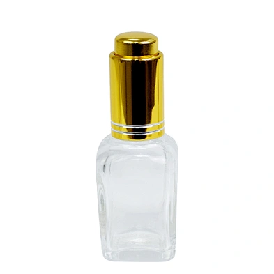 custom shape 20ml glass personal care packaging essential oil dropper glass bottles