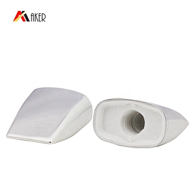 High quality light yellow soft touch oval cosmetic hand cream tube 50 ml with screw cap