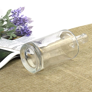 transparent 750ml whiskey bottle glass vodka wine bottle glass liquor whiskey bottle