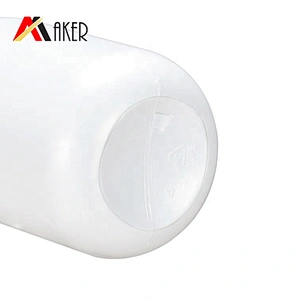New item white 200ml boston round cosmetic HDPE plastic body lotion bottle