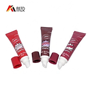Multiple color Eco friendly PE plastic lip balm tube