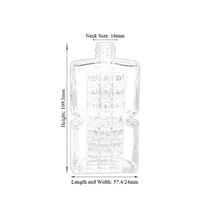 OEM service new unique shape 60ml empty Mens perfume bottle with mist sprayer for perfume