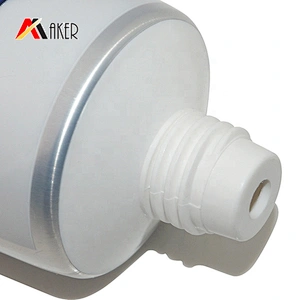 Supply round cosmetic aluminum laminated tube with plastic screw cap for muscle pain cream