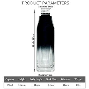 custom luxury personal care packaging cosmetic lotion cream skin care 4oz glass bottle