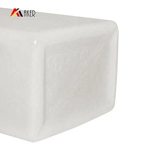Wholesale new design empty white HDPE 750ml square shampoo pump bottle packaging