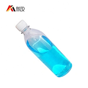 Wholesale empty 500ml PET plastic mineral water bottle packaging with white plastic tamper proof screw cap