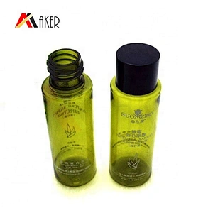 Hot sale 30ml cosmetic facial toner PET plastic bottle with screw cap or mist sprayer